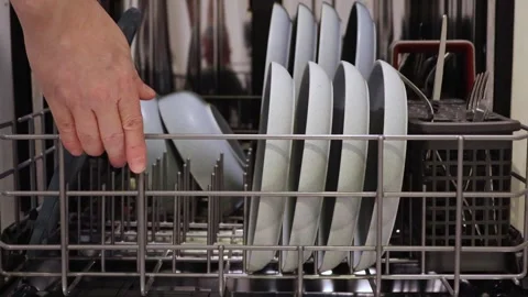 Loading dishes Stock Footage 322633223