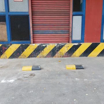 Loading dock to get in and out of goods Stock Photos