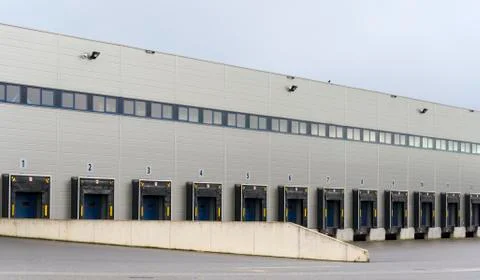 Loading docks Stock Photos