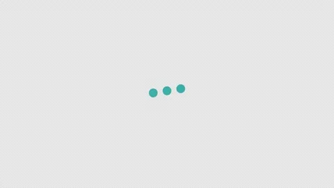 Loading Dots Animation with Bouncing Circles Stock Footage 340140156