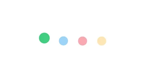 Loading dots animation minimal progress video Stock Footage 330498132