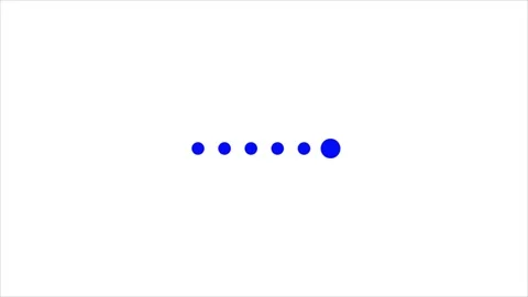 Loading dots animation video.Typing loading dots icon concept . Stock Footage 315078085