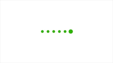 Loading dots animation video.Typing loading dots icon concept . Stock Footage 315078086