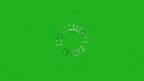 Loading Effect Animated On Green Screen Stock Footage 240171393