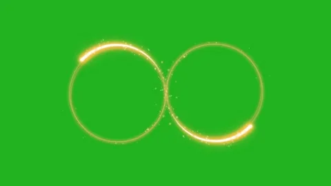 Loading effect of head and tail in opposite direction on green screen background Stock Footage 248882304