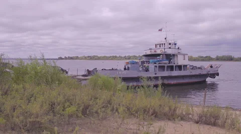 Loading ferry Stock Footage 54616807