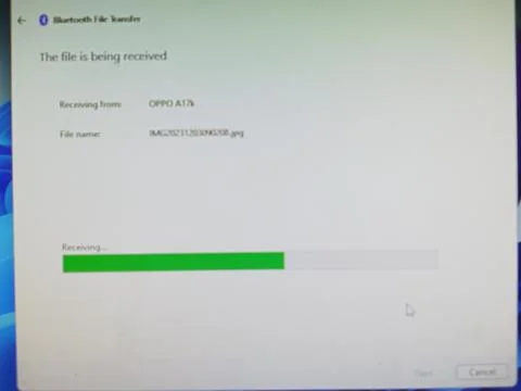Loading files that are being sent to computer Stock Photos