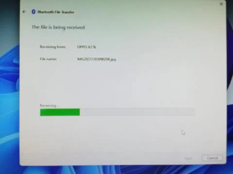 Loading files that are being sent to computer Stock Photos