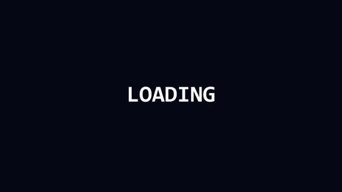 Loading glitch digital data processing animation with distorted screen effect Stock Footage 345655641