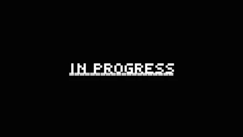 Loading glitch Pixel art text on black background Stock Footage 340253143