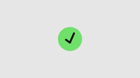 Loading green checkmark success badge card widget 스톡 동영상 341475282