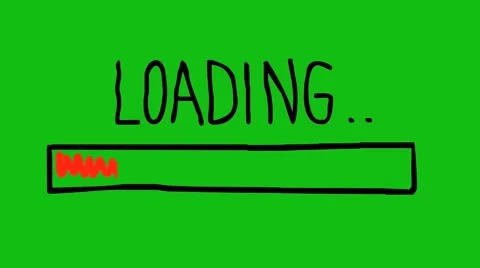 Loading. Hand drawn animation of progress bar Stock Footage 63396331