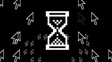 Loading hourglass Stock Footage 26574710