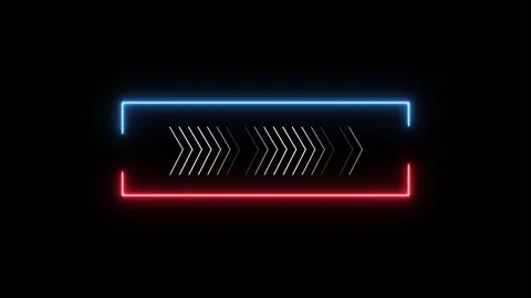 Loading HUD display screen frame animation isolated on black background Stock Footage 321478345