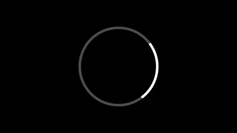 Loading icon animation looped on transparent background Stock Footage 316399251