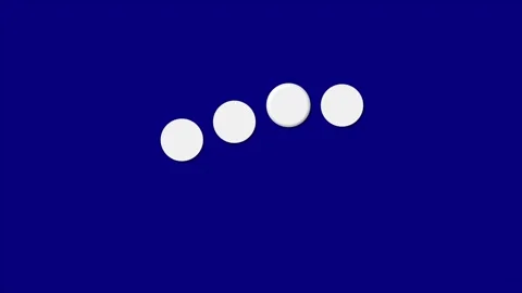 Loading icon animation video on navy blue background. Stock Footage 301701974