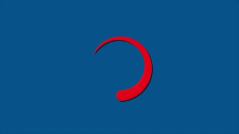 Loading icon animation.Network loading circle animation. Stock Footage 301700890