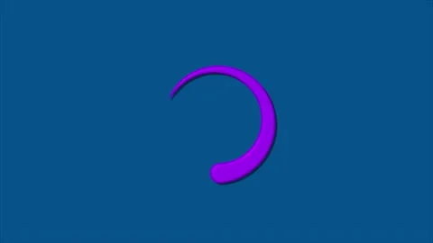 Loading icon animation.Network loading circle animation. Stock Footage 301700918