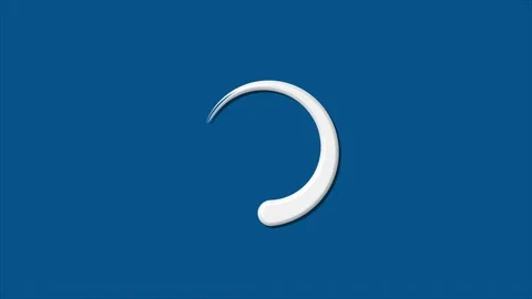 Loading icon animation.Network loading circle animation. Stock Footage 301700925