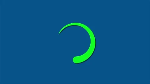 Loading icon animation.Network loading circle animation. Stock Footage 301700937