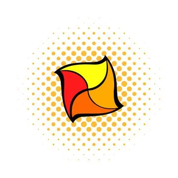 Loading icon in comics style Stock Illustration