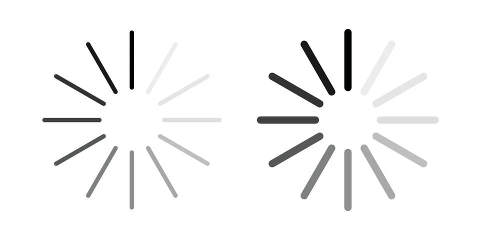 Loading icon concept. best for web design Stock Illustration