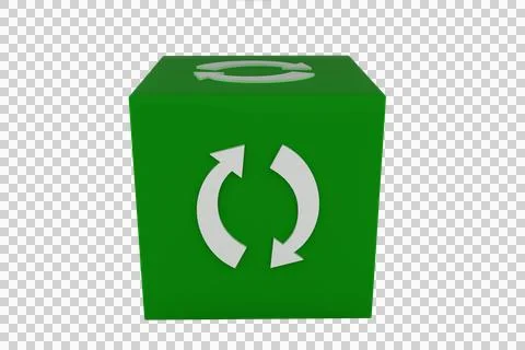 Loading icon on cube Stock Illustration