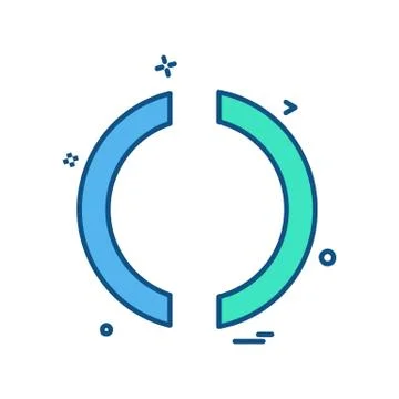 Loading icon design vector 스톡 일러스트