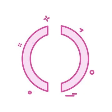 Loading icon design vector Illustrazione stock