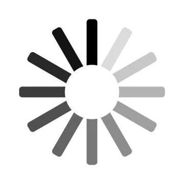 Loading icon isolated Stock Illustration