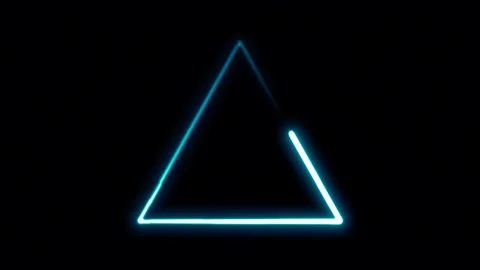 Loading Icon With Light Stroke Shapes Stock Footage 137101017