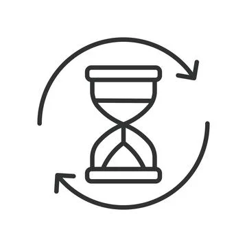 Loading icon in line design. Loading, progress, wait, buffering, process イラスト素材