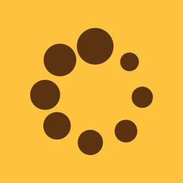The loading icon. Load symbol. Flat Stock-Illustration