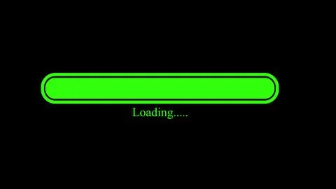 Loading icon loading bar and percentage Futuristic progress loading bar icon イラスト素材