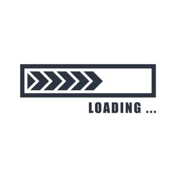 Loading icon, loading illustration Illustrazione stock