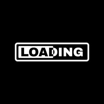 The loading icon. preloader symbol. Flat Illustrazione stock