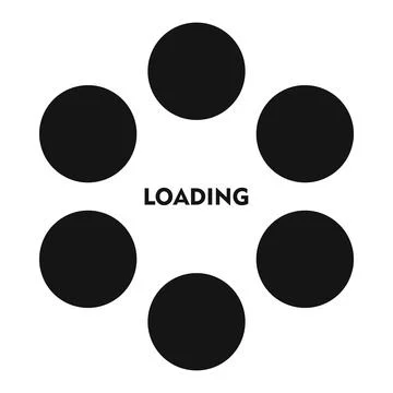 Loading icon in simple style Stock Illustration