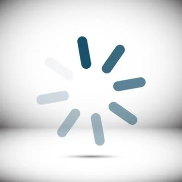 Loading icon stock vector illustration flat design Illustrazione stock