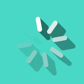 Loading icon stock vector illustration flat design Illustrazione stock