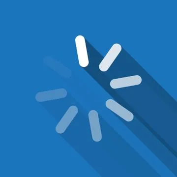 Loading icon stock vector illustration flat design Illustrazione stock