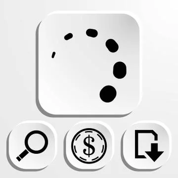 Loading icon stock vector illustration flat design 스톡 일러스트