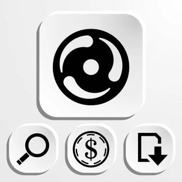 Loading icon stock vector illustration flat design Illustrazione stock