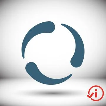 Loading icon stock vector illustration flat design Illustrazione stock