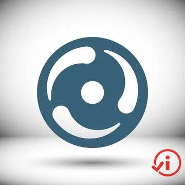 Loading icon stock vector illustration flat design Stock Illustration