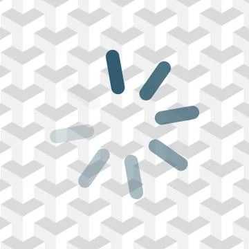 Loading icon stock vector illustration flat design Ilustração Stock