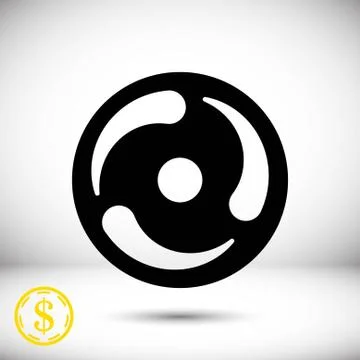 Loading icon stock vector illustration flat design Stock Illustration