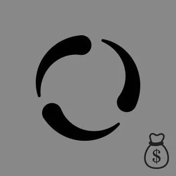 Loading icon stock vector illustration flat design Stock Illustration