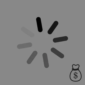 Loading icon stock vector illustration flat design Illustrazione stock