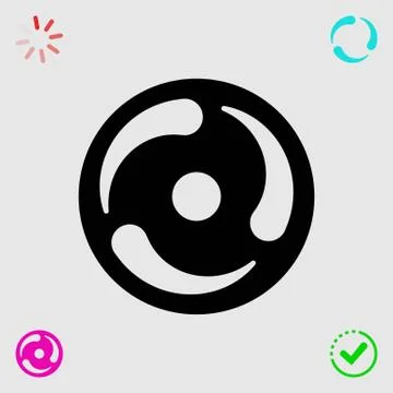 Loading icon stock vector illustration flat design Stock Illustration