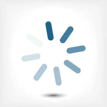 Loading icon stock vector illustration flat design Ilustração Stock